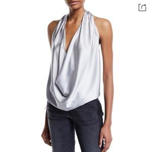 Gorgeous silk halter top. Wear in multiple ways
